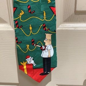 DILBERT Christmas Tree Tie.